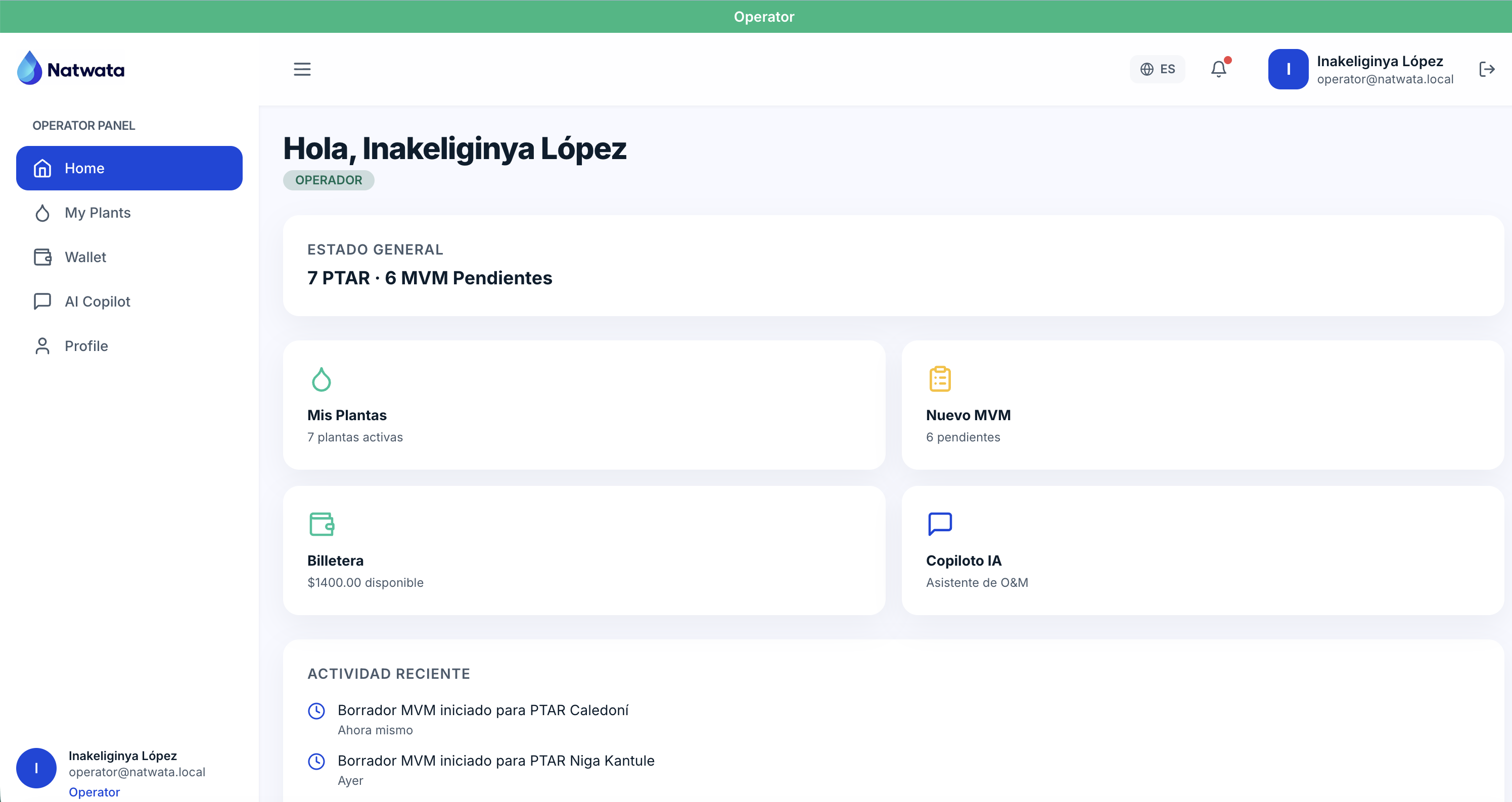 Operator Evidence Pipeline