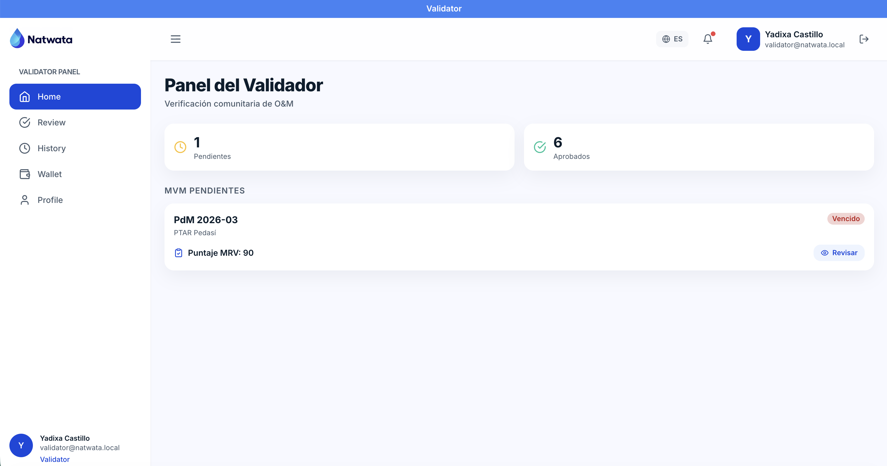Validator Field Check